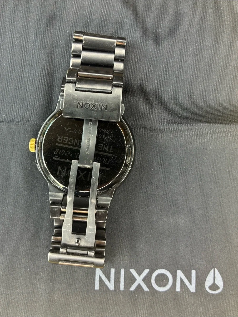 Nixon The Spencer- Black and Gold Stainless Steel Watch